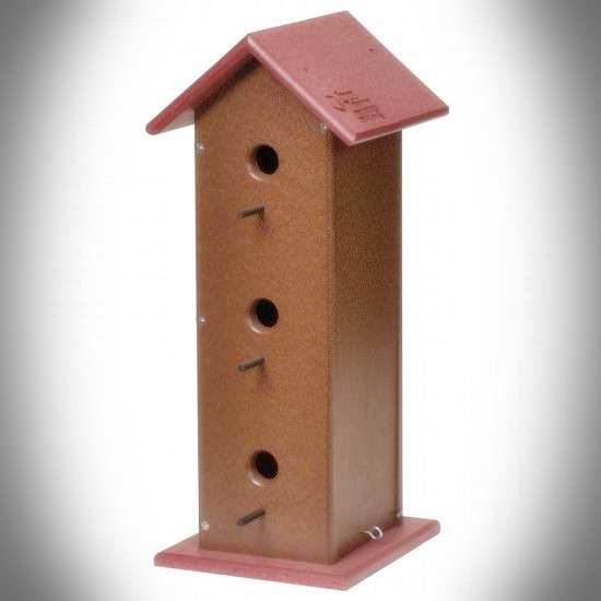 Amish Recycled Poly Trio Bird House